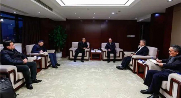 2022年12月1日三航局领导会见中国潜水打捞行业协会理事长宋家慧